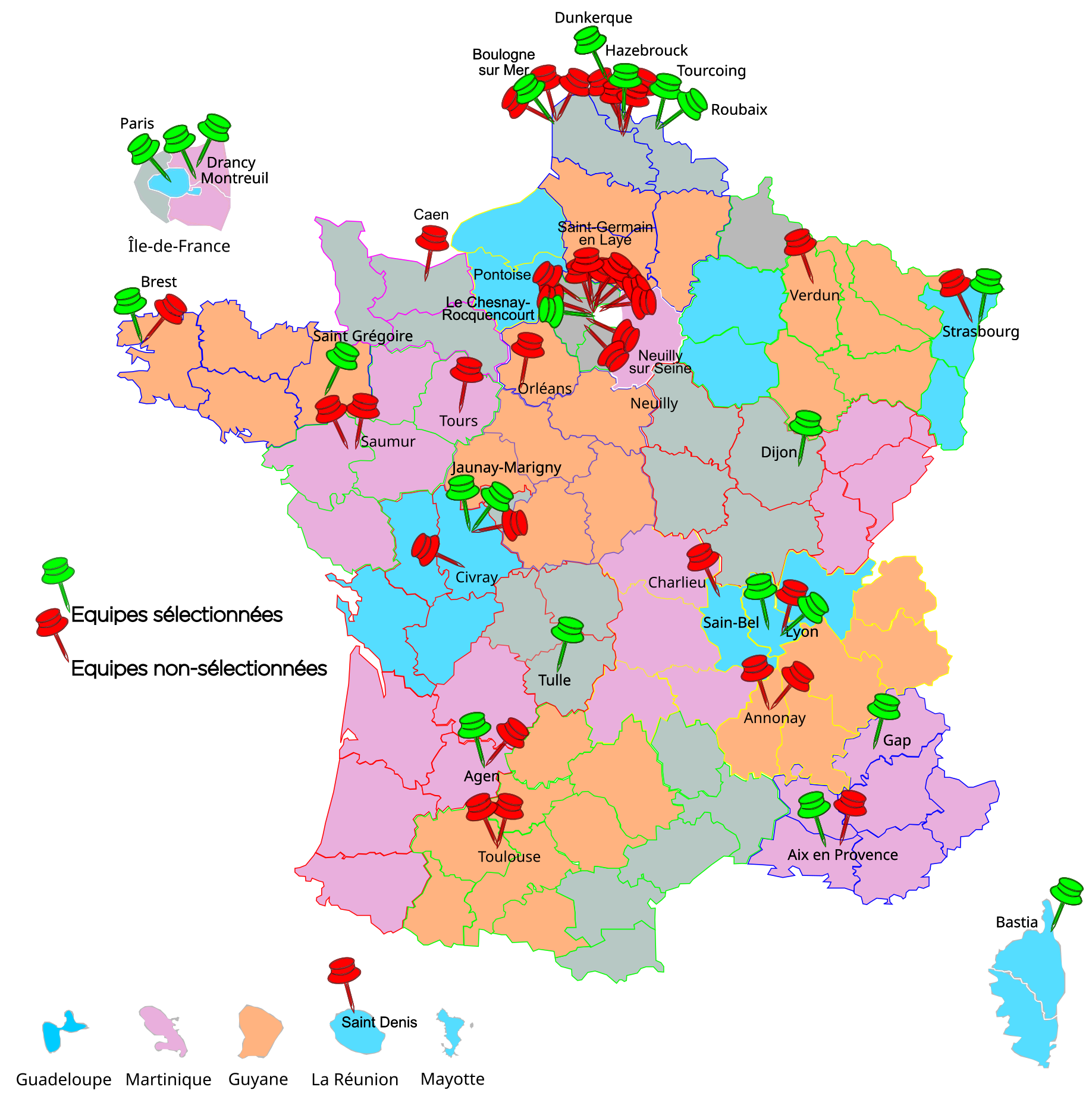 carte de France