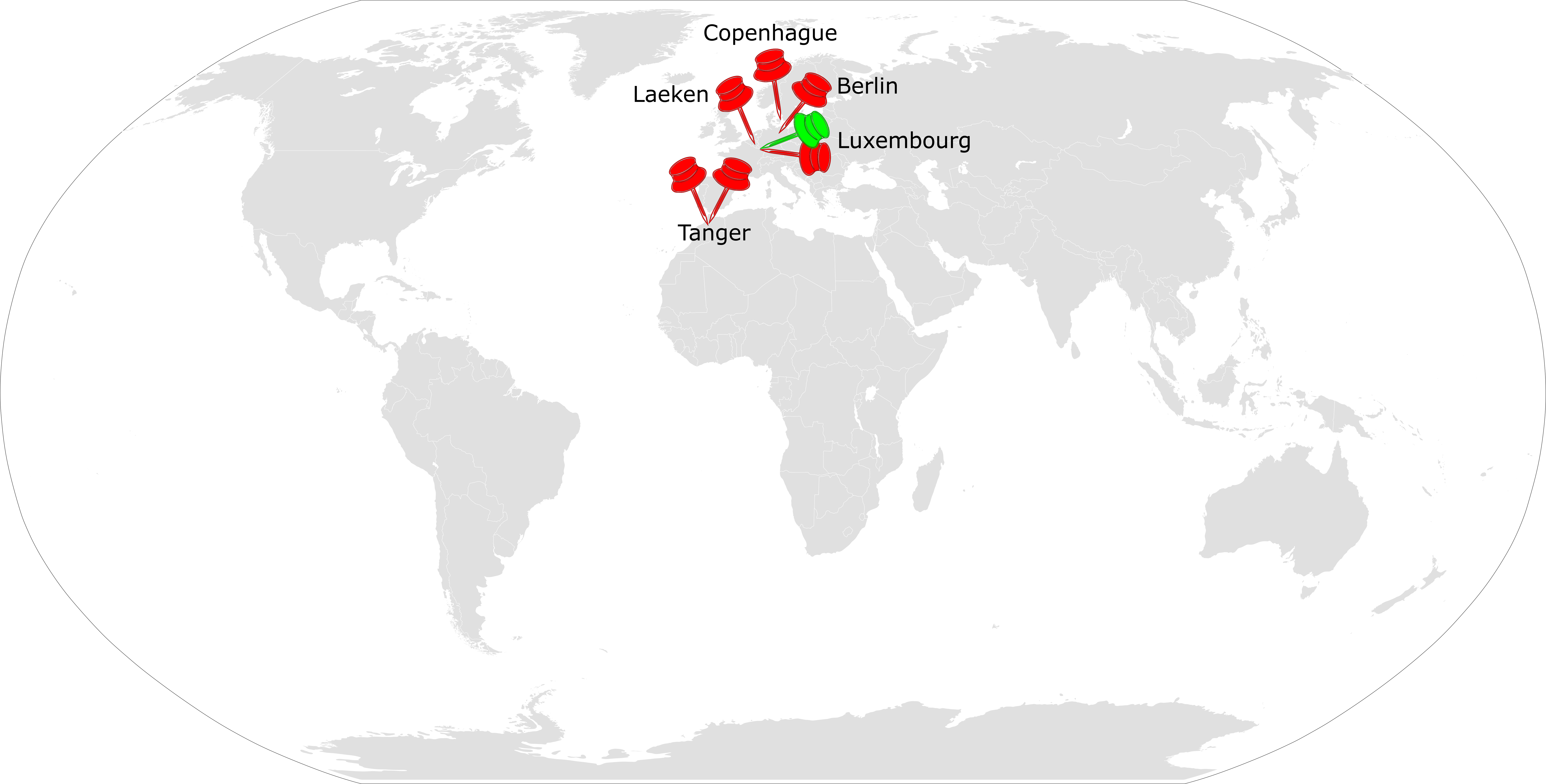 carte du monde